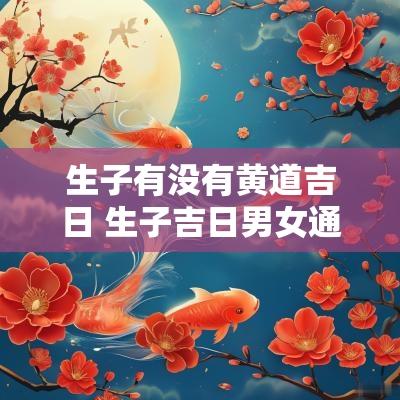 生子有没有黄道吉日 生子吉日男女通用吗