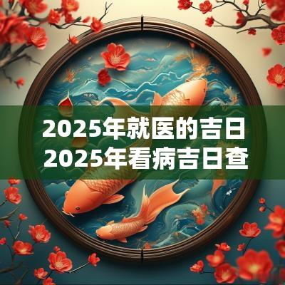 2025年就医的吉日 2025年看病吉日查询表