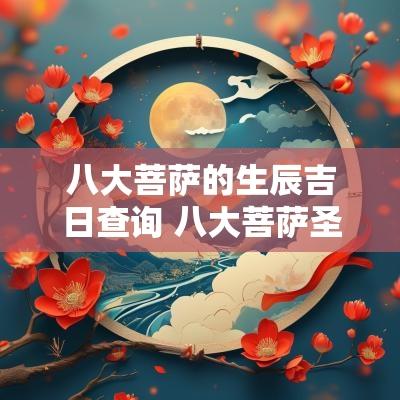 八大菩萨的生辰吉日查询 八大菩萨圣诞日