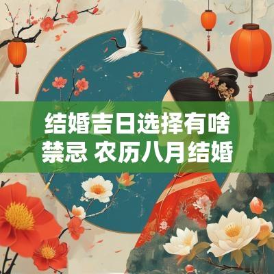 结婚吉日选择有啥禁忌 农历八月结婚最佳吉日