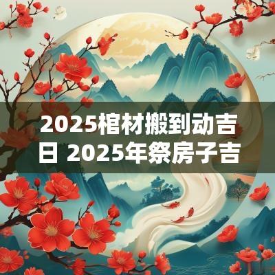 2025棺材搬到动吉日 2025年祭房子吉日