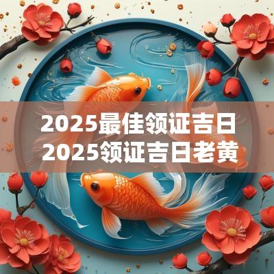 2025最佳领证吉日 2025领证吉日老黄历查询