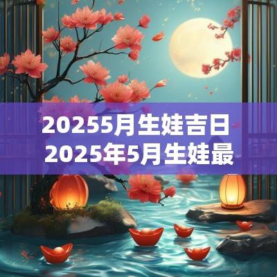 20255月生娃吉日 2025年5月生娃最佳日子