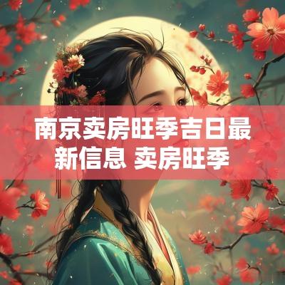 南京卖房旺季吉日最新信息 卖房旺季