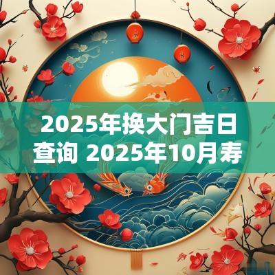 2026年换大门吉日查询 2026年10月寿辰吉日