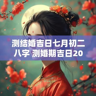 测结婚吉日七月初二八字 测婚期吉日2025