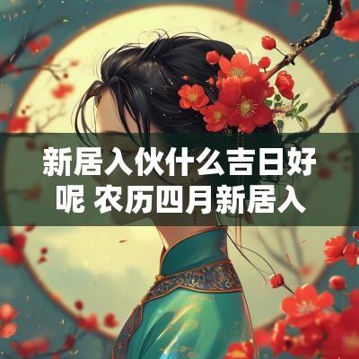 新居入伙什么吉日好呢 农历四月新居入伙吉日