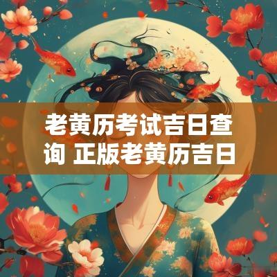 老黄历考试吉日查询 正版老黄历吉日吉时 老黄历考试吉日查询 正版老黄历吉日吉时