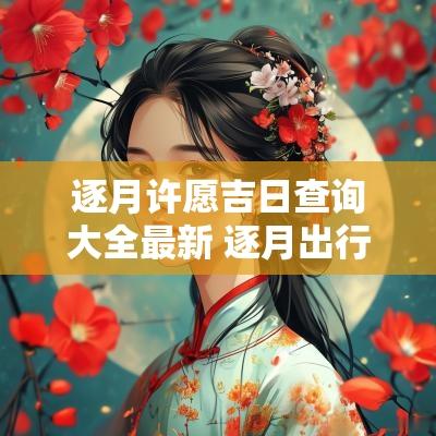 逐月许愿吉日查询大全最新 逐月出行吉日查询