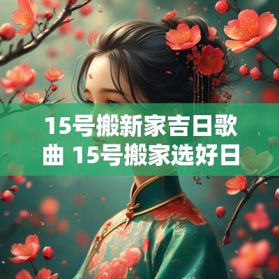 15号搬新家吉日歌曲 15号搬家选好日子