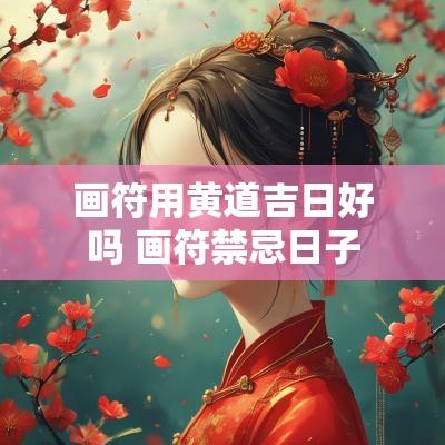 画符用黄道吉日好吗 画符禁忌日子