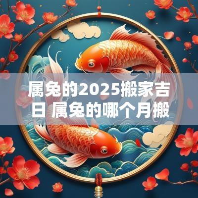 属兔的2025搬家吉日 属兔的哪个月搬家吉日良辰