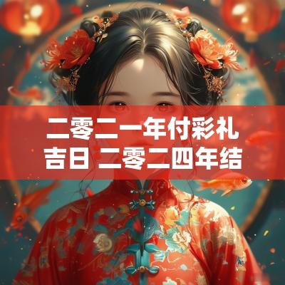 二零二一年付彩礼吉日 二零二四年结婚彩礼多少钱