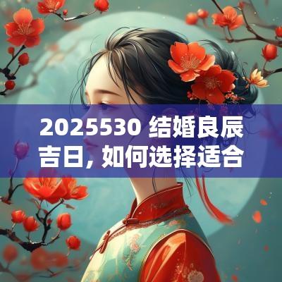 2025530 结婚良辰吉日, 如何选择适合的婚期