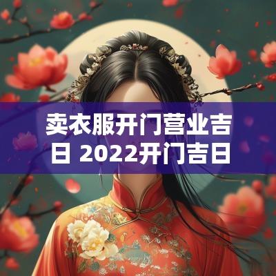 卖衣服开门营业吉日 2025开门吉日