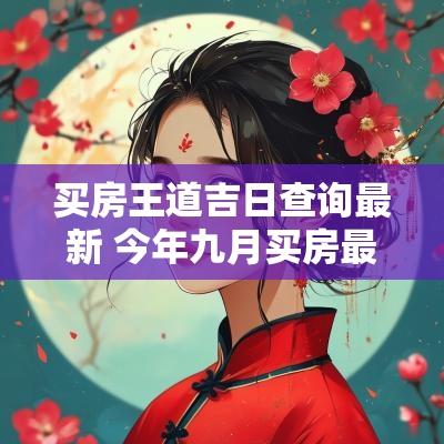 买房王道吉日查询最新 今年九月买房最好吉日
