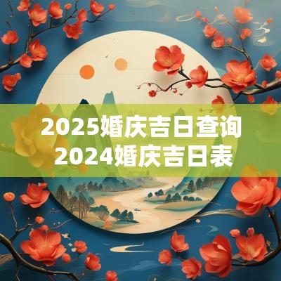 2025婚庆吉日查询 2025婚庆吉日表