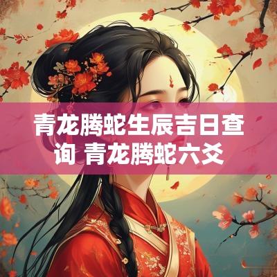 青龙腾蛇生辰吉日查询 青龙腾蛇六爻