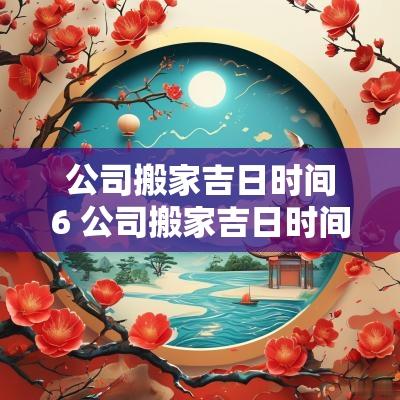 公司搬家吉日时间6 公司搬家吉日时间9月7日