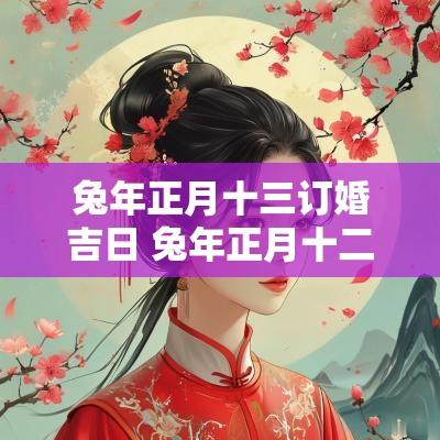 蛇年正月十三订婚吉日 蛇年正月十二的婚礼吉日