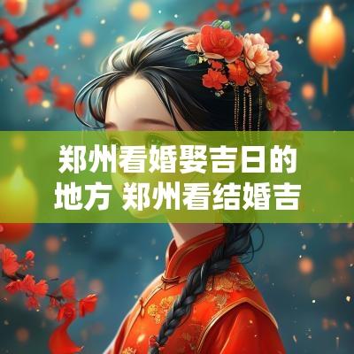 郑州看婚娶吉日的地方 郑州看结婚吉日的风俗