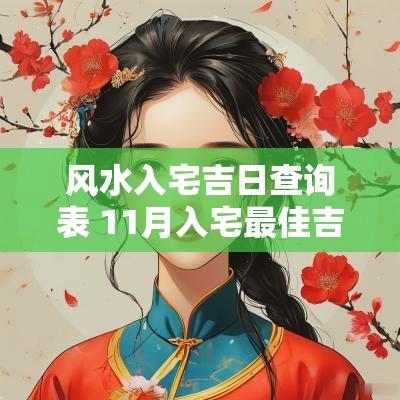 风水入宅吉日查询表 11月入宅最佳吉日