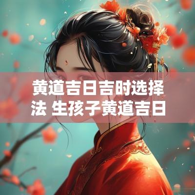 黄道吉日吉时选择法 生孩子黄道吉日吉时