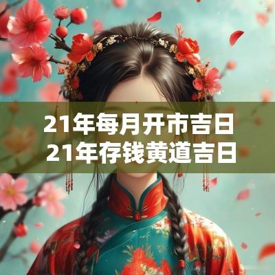 21年每月开市吉日 21年存钱黄道吉日