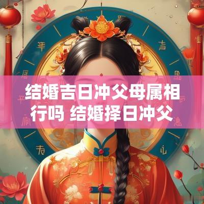 结婚吉日冲父母属相行吗 结婚择日冲父母生肖可以吗