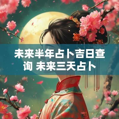 未来半年占卜吉日查询 未来三天占卜