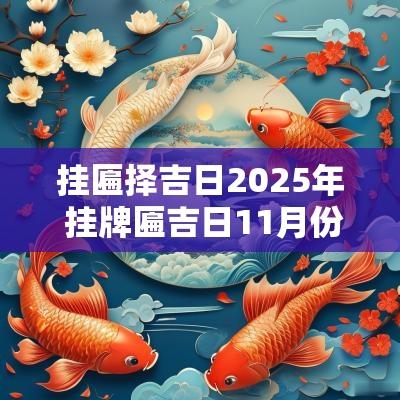 挂匾择吉日2025年 挂牌匾吉日11月份