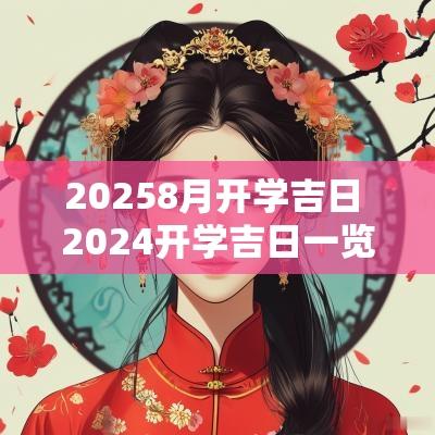 20258月开学吉日 2025开学吉日一览表