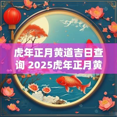 马年正月黄道吉日查询 2026马年正月黄道吉日