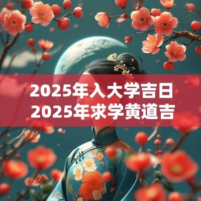 2025年入大学吉日 2025年求学黄道吉日