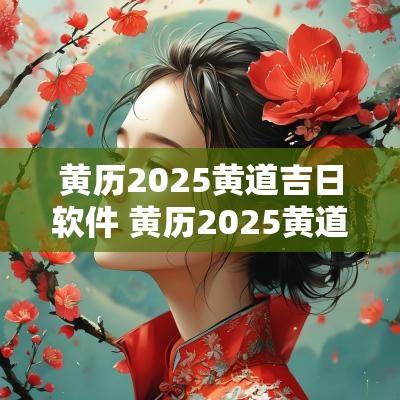 黄历2025黄道吉日软件 黄历2025黄道吉日查询