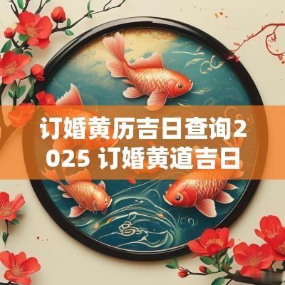 订婚黄历吉日查询2025 订婚黄道吉日2025一览表