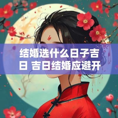 结婚选什么日子吉日 吉日结婚应避开哪些日子