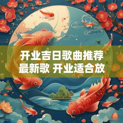开业吉日歌曲推荐最新歌 开业适合放的流行歌曲