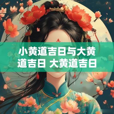 小黄道吉日与大黄道吉日 大黄道吉日和小黄道吉日能不能用