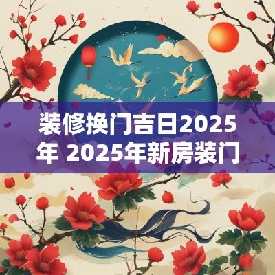 装修换门吉日2025年 2025年新房装门吉日