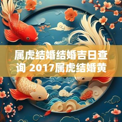 属虎结婚结婚吉日查询 2017属虎结婚黄道吉日