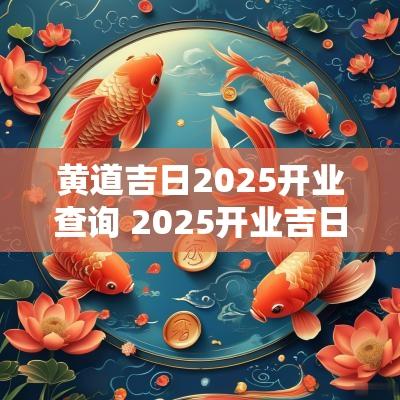 黄道吉日2025开业查询 2025开业吉日吉时6月