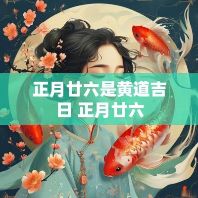 正月廿六是黄道吉日 正月廿六