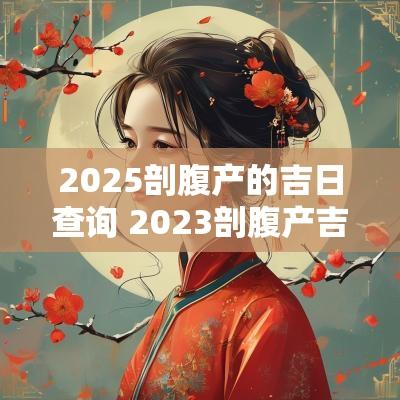 2025剖腹产的吉日查询 2025剖腹产吉日查询表