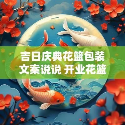 吉日庆典花篮包装文案说说 开业花篮内容句子