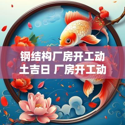 钢结构厂房开工动土吉日 厂房开工动土仪式准备哪些