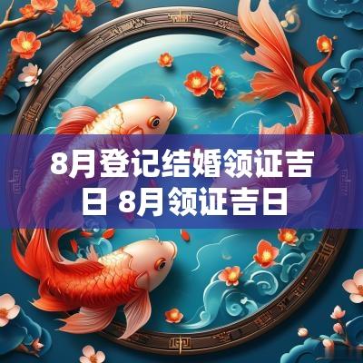 8月登记结婚领证吉日 8月领证吉日