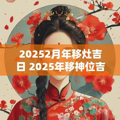 20252月年移灶吉日 2025年移神位吉日一览表