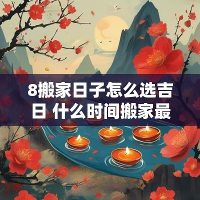 8搬家日子怎么选吉日 什么时间搬家最佳吉日