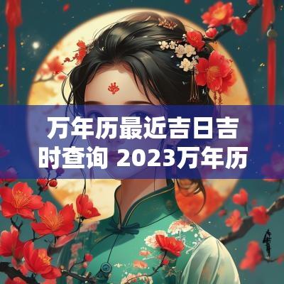 万年历最近吉日吉时查询 2025万年历吉日吉时查询